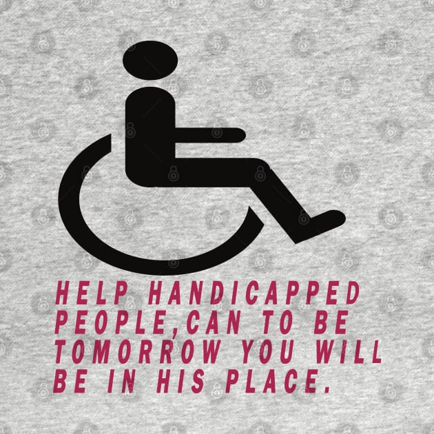 help handicapped people by winkstore
